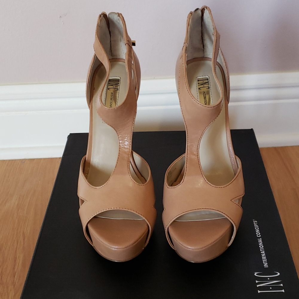 INC International Concepts honey 5 inch heels